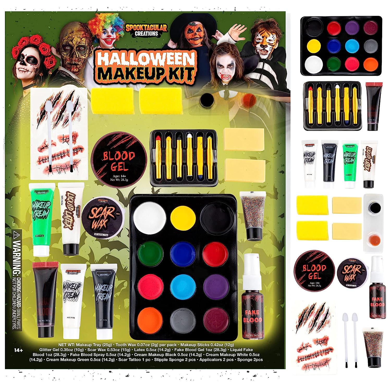 Family Makeup Kit- SPOOKTACULAR