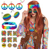 Hippie Wig Cosplay Accessaries - Adult