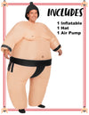 Sumo Inflatable Costume for Adult - Black