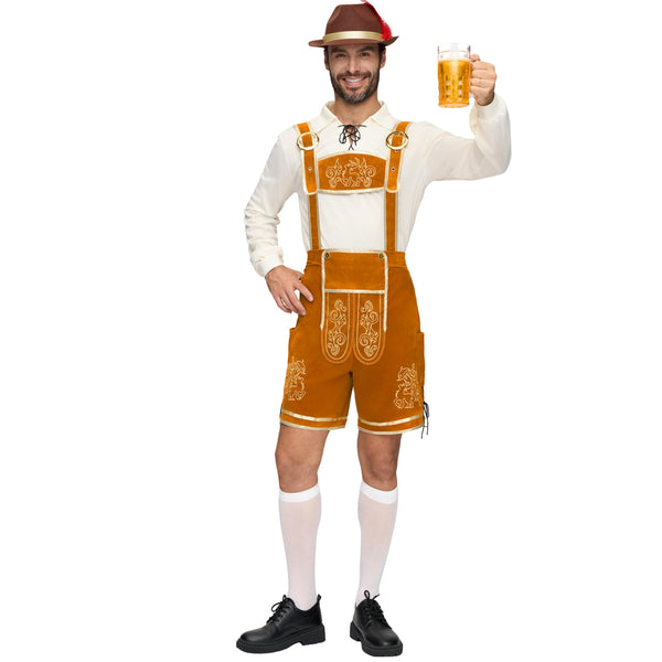 Men’s German Bavarian Oktoberfest Costume Set - Ginger