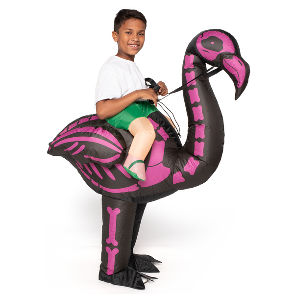 Ride-on Skeleton Flamingo Kid
