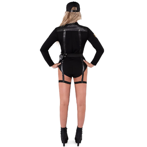 Spooktacular Creations Women's Police Uniform, Cop Dress Costume
