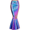 Metallic Hologram Shiny Mermaid Skirt Costume Cosplay - Adult
