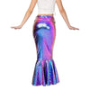 Metallic Hologram Shiny Mermaid Skirt Costume Cosplay - Adult