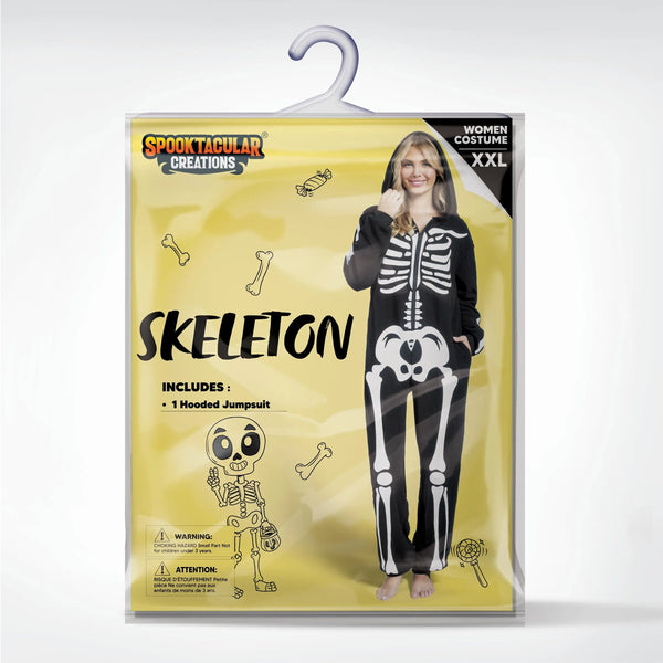 Adult Skeleton Costumes for Women Skeleton jumpsuit Pajama