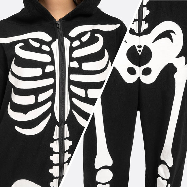 Adult Skeleton Costumes for Women Skeleton jumpsuit Pajama