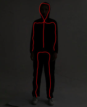 Adult Unisex LED Light Up Costume-Red