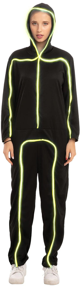 Adult Unisex LED Light Up Costume-Yellow