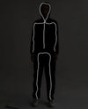 Adult Unisex LED Light Up Stick Figure Costume