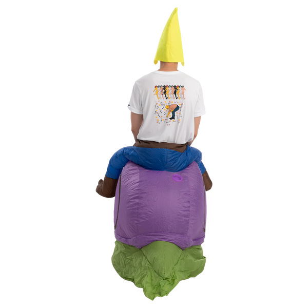 Gnome Ride-On Snail Inflatable Costume