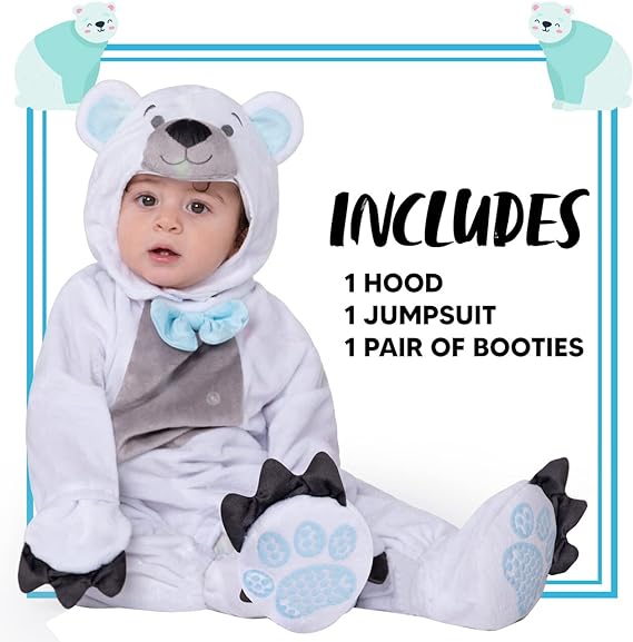 Baby Unisex Polar Bear Costume - Child