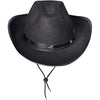 Black Cowboy Hat, Wide Brim Western Cowboy Hat Halloween Costume Accessory