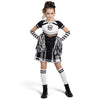 Black Scary Cheerleader Costume, Zombie Fearleader Costume for Girls