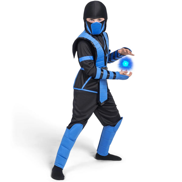 Blue Ninja Costume for Kids, Ninja Costume for Toddler Boys