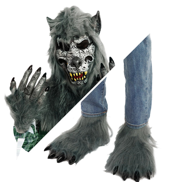 DMAR Wolverine Claws For Kids – Wolf Costume Set With Claws, Mask & Cape
