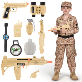 Boys Military Costume, Army Soldier Costume for Kids