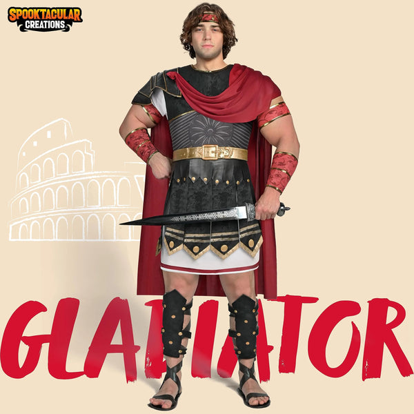 Brave Men Roman Gladiator Costume Set