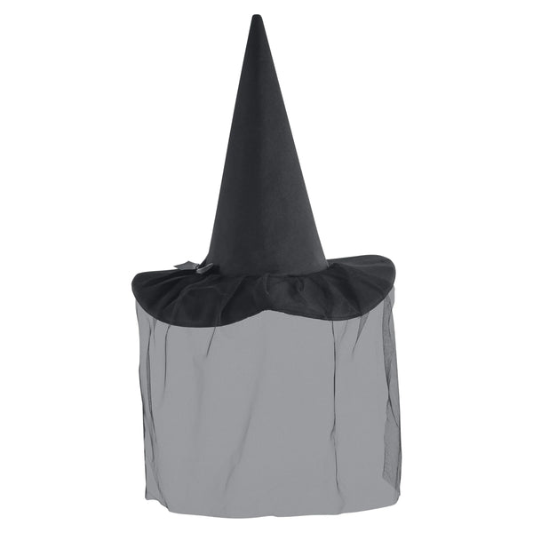 Buckle Witches Hat Veil Witch Hat for Women Halloween