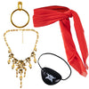 Captain Pirate Costume Accessories Set for Halloween Party