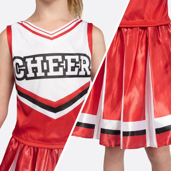 Cheerleader Costume for Girls, Cute Cheerleading Outfit