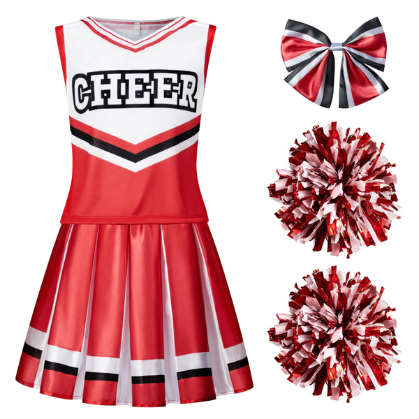 Cheerleader Costume for Girls, Cute Cheerleading Outfit
