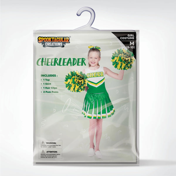 Cheerleader Costume for Girls, Cute Cheerleading Outfit, Cheer Uniform