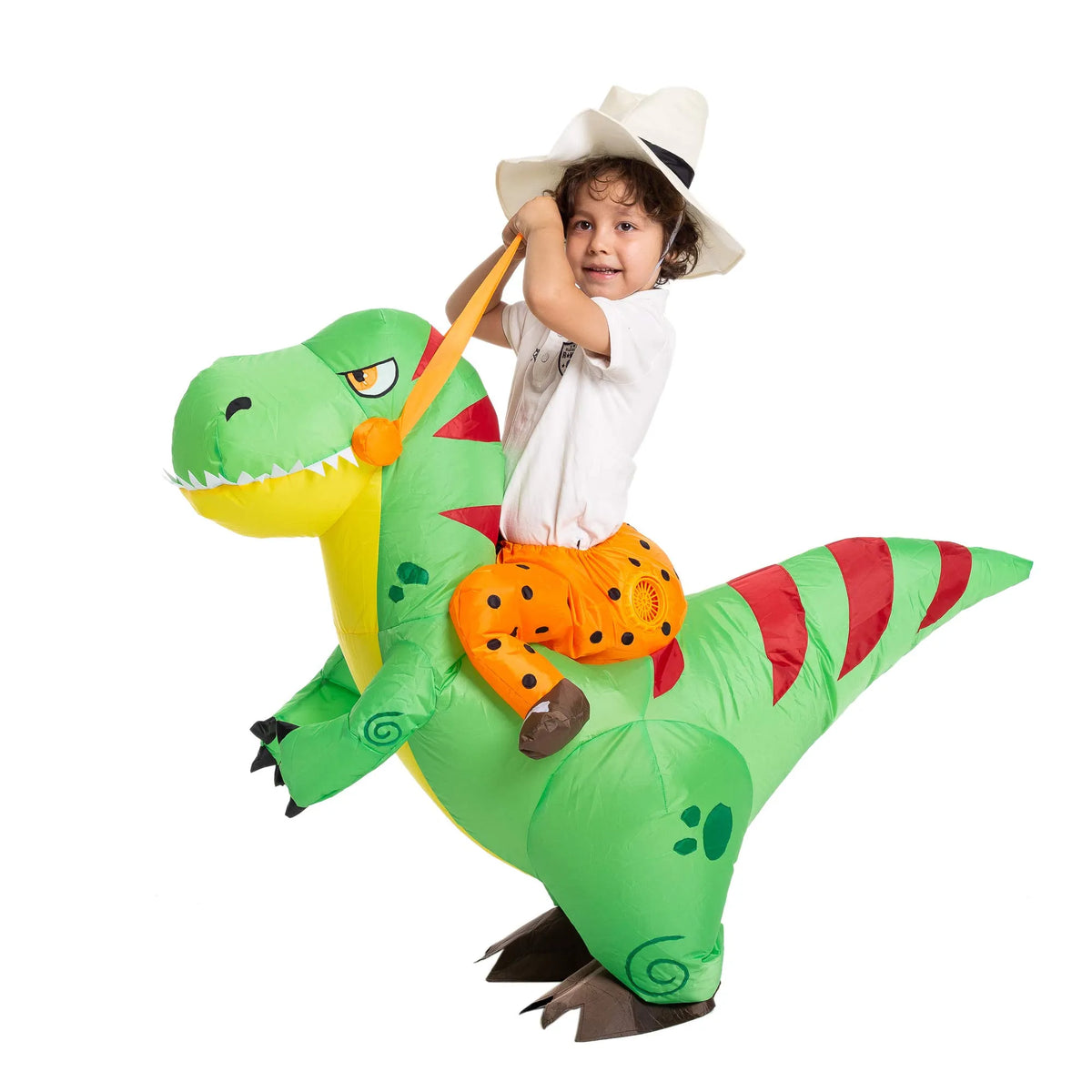 Inflatable Ride-On Dinosaur Costume | Spooktacular Creations