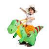 Inflatable Ride-On Dinosaur Costume