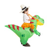 Inflatable Ride-On Dinosaur Costume
