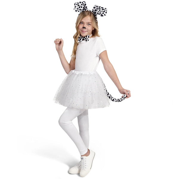Child Animals Costume Set with Tutu, Headband Collar and Tail for Girls