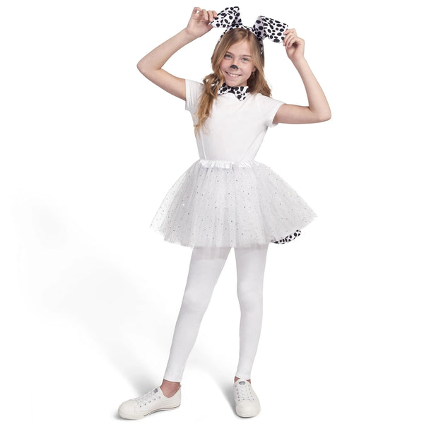 Child Animals Costume Set with Tutu, Headband Collar and Tail for Girls