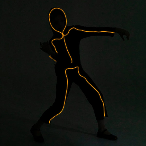 Child Unisex LED Light Up Costume-Orange