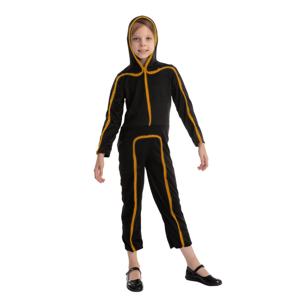 Child Unisex LED Light Up Costume-Orange