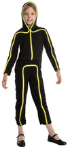Child Unisex LED Light Up Stick Figure Costume-Yellow