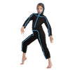 Child Unisex LED Light Up Stick Figure Costume-blue