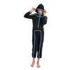 Child Unisex LED Light Up Stick Figure Costume-blue