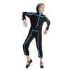 Child Unisex LED Light Up Stick Figure Costume-blue