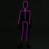 Child Unisex LED Light Up Stick Figure Costume