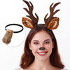Deer Headband with Fawn Tail Accesories Set for Halloween Party