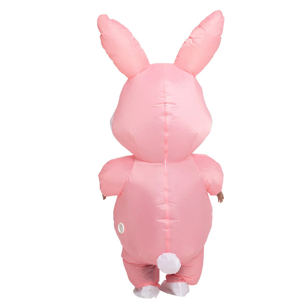 Full-body Pink Bunny Inflatable Costume