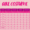 Girl Pink Cheerleader Halloween Costume with Accessories
