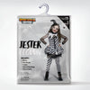 Girls Evil Clown Costume Black and White Clown Dress