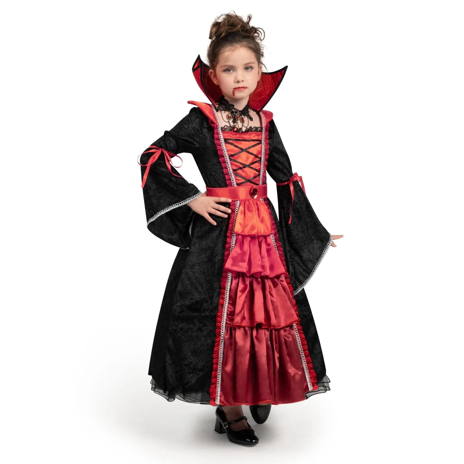 Costum Da Vampro Per Ragazze Costume Contessa Vampra Bambna Per Costum Da Vampro Per Ragazze Costume Contessa Vampra Bambna Per
