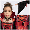 Girls Gothic Vampire Costume for Girls Halloween Dress Up
