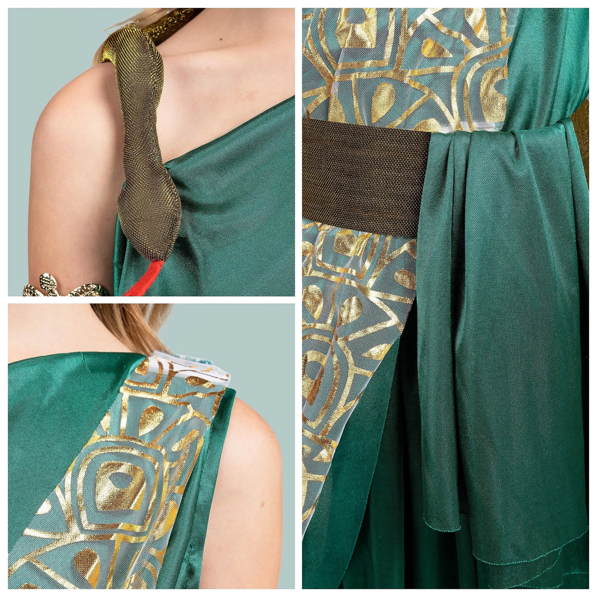 green dress for medusa costume Amazon.com: UNDERWRAPS Greek Toga Womens Costume