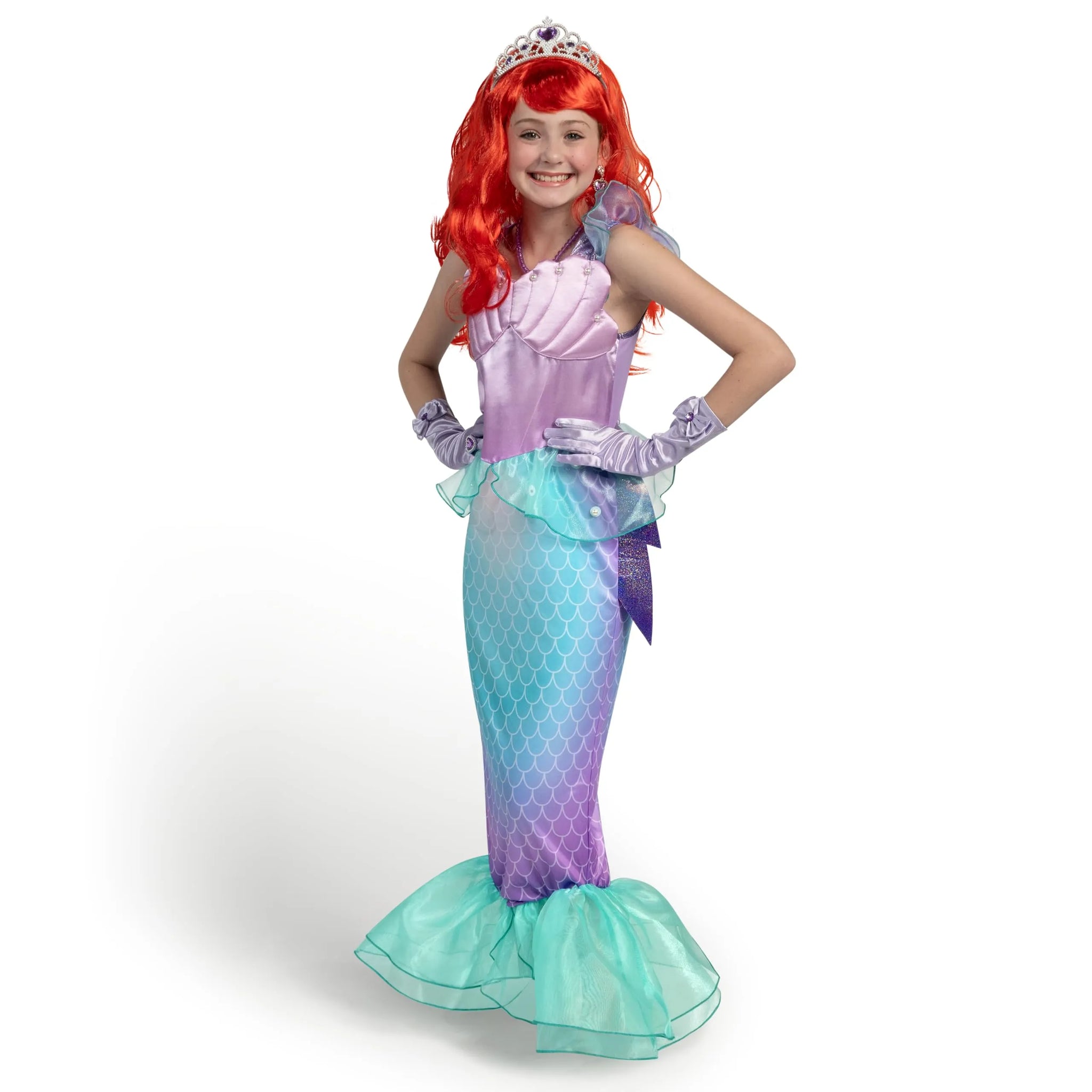 Girls Mermaid Costume Ariel Costume for Girls Spooktacular