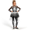 Girls Skeleton Costume, Ghostly Skeleton Tutu Dress for Girls