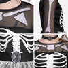 Girls Skeleton Costume, Ghostly Skeleton Tutu Dress for Girls
