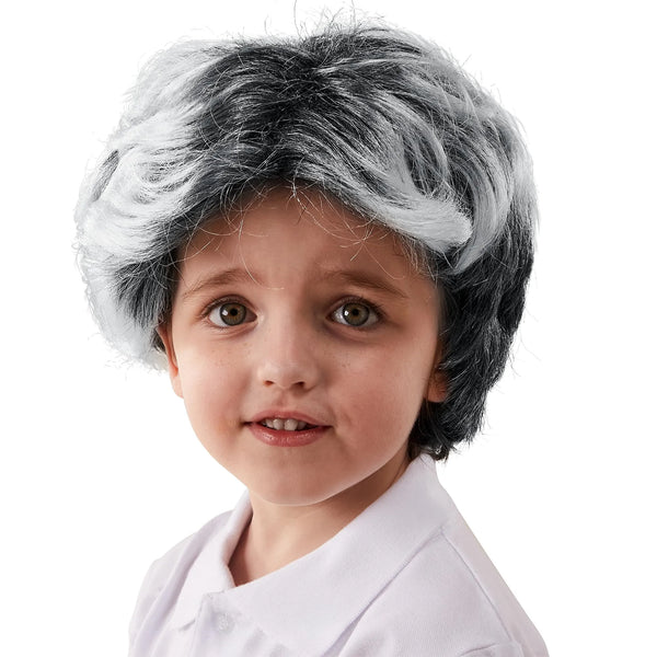 Grey Old Man Wig Halloween Costume Accessory