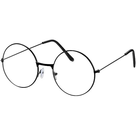 Halloween Wizard Glasses Old Men Round Wire Costume